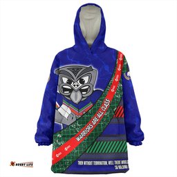 New Zealand Warriors Sport Theme Song For Rugby With Sporty Style Wearable Blanket Hoodie Aussie Oodie