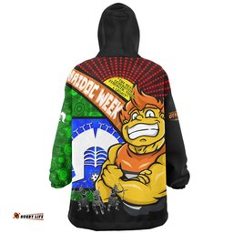 GWS GIANTS NAIDOC Week Pride Edition Wearable Blanket Hoodie Aussie Oodie
