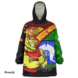 Gold Coast SUNS NAIDOC Week Pride Edition Wearable Blanket Hoodie Aussie Oodie