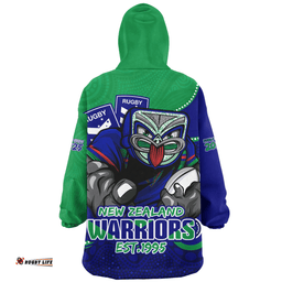 New Zealand Warriors Battle For Glory Rugby Finals Edition Wearable Blanket Hoodie Aussie Oodie