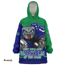 New Zealand Warriors Battle For Glory Rugby Finals Edition Wearable Blanket Hoodie Aussie Oodie