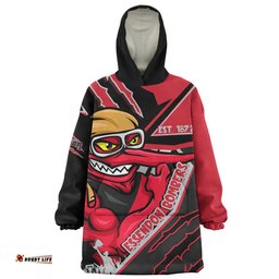 Essendon Battlefield Glory Gear Wearable Blanket Hoodie Aussie Oodie
