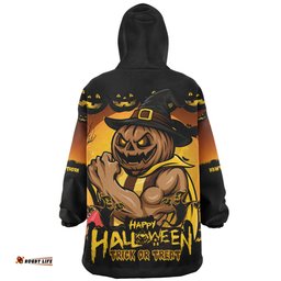 Hawthorn Dark Pumpkin Halloween Spirit Wearable Blanket Hoodie Aussie Oodie