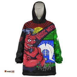 Melbourne NAIDOC Week Pride Edition Wearable Blanket Hoodie Aussie Oodie