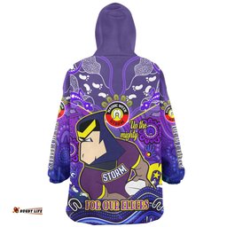 Melbourne Storm Naidoc Week Custom For Our Elders Home Jersey Wearable Blanket Hoodie Aussie Oodie