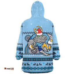 New South Wales Cockroaches Christmas Custom Ugly Xmas And Aboriginal Patterns For Die Hard Fan Wearable Blanket Hoodie Aussie Oodie