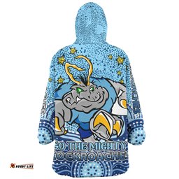 New South Wales Cockroaches Custom Custom With Aboriginal Inspired Style Of Dot Painting Patterns Wearable Blanket Hoodie Aussie Oodie