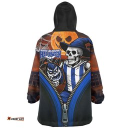 North Melbourne Halloween Night Reaper Zipper Wearable Blanket Hoodie Aussie Oodie