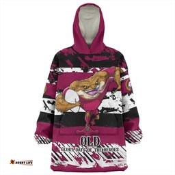 Cane Toads Sport Theme Song Inspired Wearable Blanket Hoodie Aussie Oodie