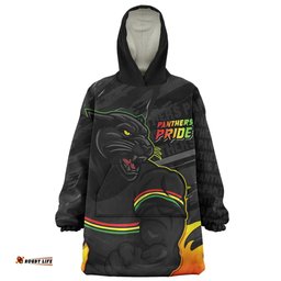 Penrith Panthers Defend The Pride Wearable Blanket Hoodie Aussie Oodie