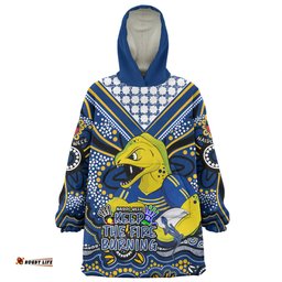 Parramatta Eels Aboriginal Inspired Naidoc Week Custom For Die Hard Fan Supporters Wearable Blanket Hoodie Aussie Oodie