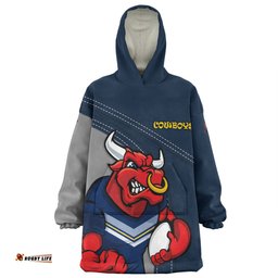 North Queensland Cowboys Custom Team Of Us Die Hard Fan Supporters Wearable Blanket Hoodie Aussie Oodie