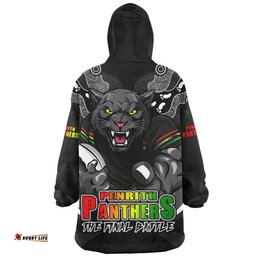 Penrith Panthers Final Clash Battle Edition Wearable Blanket Hoodie Aussie Oodie