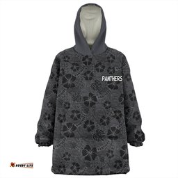 Penrith Panthers Scream With Tropical Patterns Wearable Blanket Hoodie Aussie Oodie