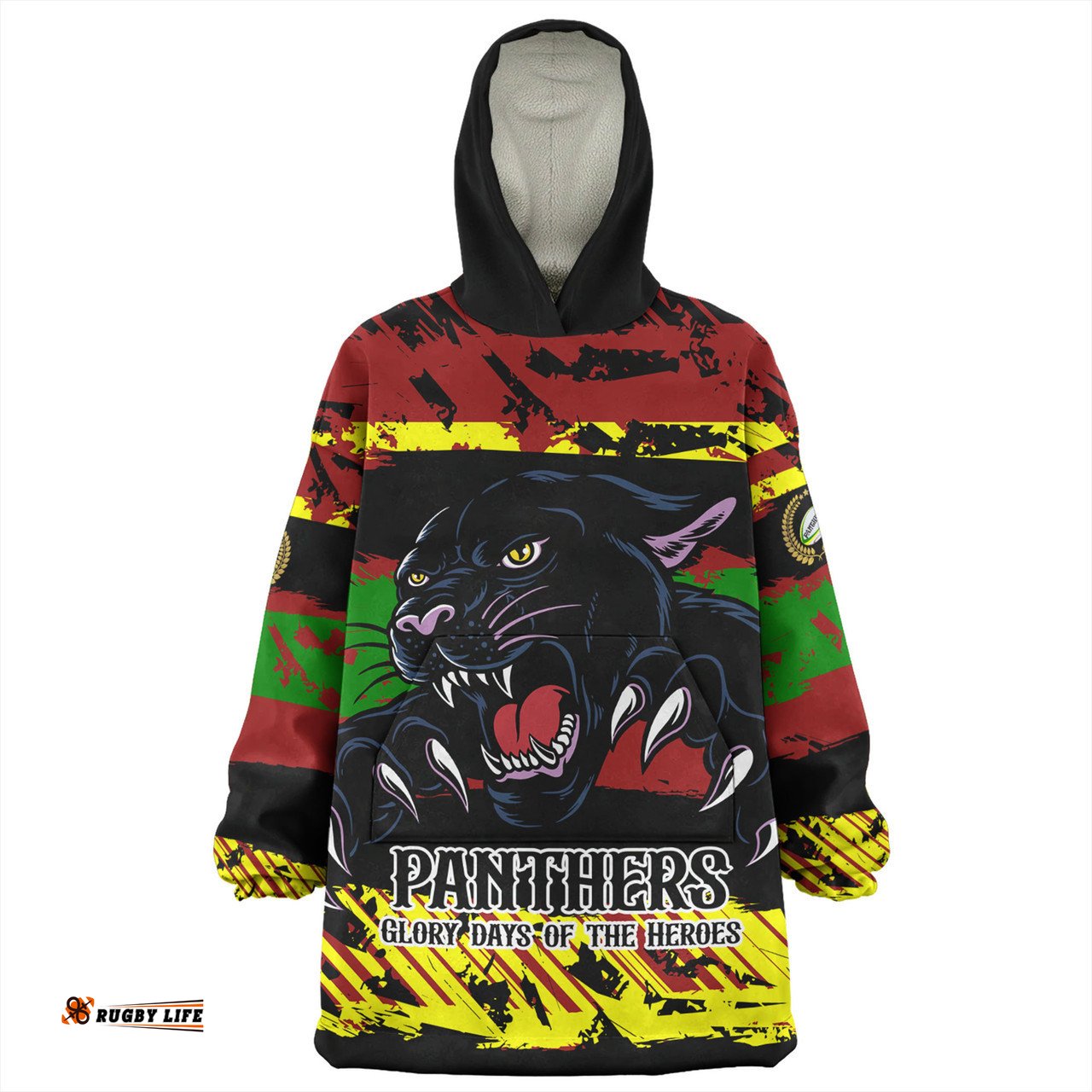 Penrith Panthers Theme Song Inspired Wearable Blanket Hoodie Aussie Oodie
