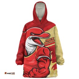Redcliffe Dolphins Defend The Pride Wearable Blanket Hoodie Aussie Oodie
