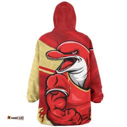 Redcliffe Dolphins Defend The Pride Wearable Blanket Hoodie Aussie Oodie