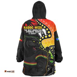 Penrith Panthers NAIDOC Indigenous Warrior Spirit Wearable Blanket Hoodie Aussie Oodie