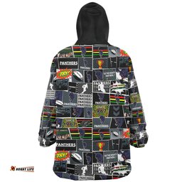 Penrith Panthers Team Of Us Die Hard Fan Supporters Comic Style Wearable Blanket Hoodie Aussie Oodie