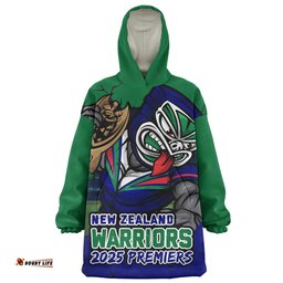 New Zealand Warriors Unleash Power In The Ultimate Battle Wearable Blanket Hoodie Aussie Oodie
