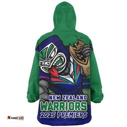 New Zealand Warriors Unleash Power In The Ultimate Battle Wearable Blanket Hoodie Aussie Oodie