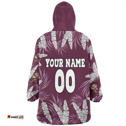Cane Toads Custom Tropical Patterns QLD Wearable Blanket Hoodie Aussie Oodie