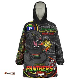 Penrith Panthers Spirit Of NAIDOC Series Wearable Blanket Hoodie Aussie Oodie