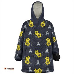 North Queensland Cowboys Custom North Queensland Cowboys With Maori Patterns Wearable Blanket Hoodie Aussie Oodie