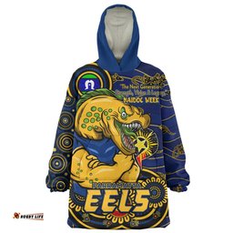 Parramatta Eels Spirit Of NAIDOC Series Wearable Blanket Hoodie Aussie Oodie