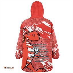 St. George Illawarra Dragons Theme Song Wearable Blanket Hoodie Aussie Oodie