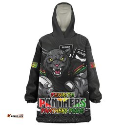 Penrith Panthers Battle For Glory Rugby Finals Edition Wearable Blanket Hoodie Aussie Oodie