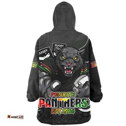 Penrith Panthers Battle For Glory Rugby Finals Edition Wearable Blanket Hoodie Aussie Oodie