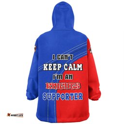 Newcastle Knights Custom Team Of Us Die Hard Fan Supporters Wearable Blanket Hoodie Aussie Oodie