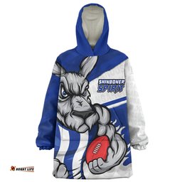 North Melbourne Defend The Pride Wearable Blanket Hoodie Aussie Oodie