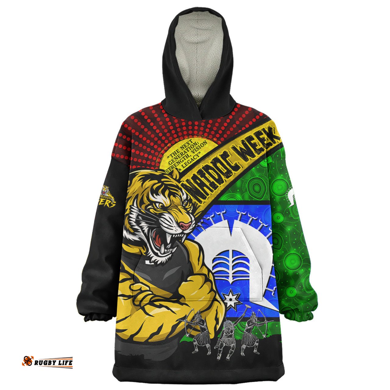 Richmond NAIDOC Week Pride Edition Wearable Blanket Hoodie Aussie Oodie
