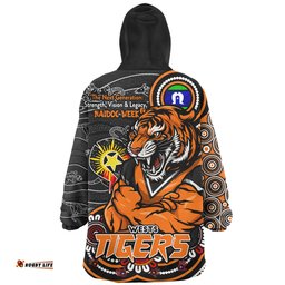 Wests Tigers Spirit Of NAIDOC Series Wearable Blanket Hoodie Aussie Oodie