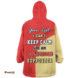 Redcliffe Dolphins Custom Team Of Us Die Hard Fan Supporters Wearable Blanket Hoodie Aussie Oodie