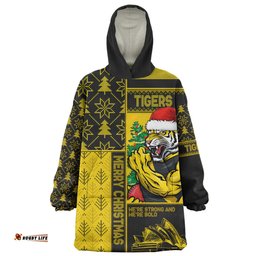 Richmond Merry Christmas Knit Style Festive Spirit Wearable Blanket Hoodie Aussie Oodie