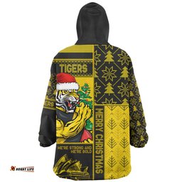 Richmond Merry Christmas Knit Style Festive Spirit Wearable Blanket Hoodie Aussie Oodie
