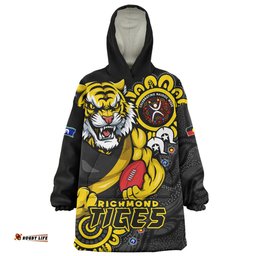 Richmond Power Through Generations NAIDOC Edition Wearable Blanket Hoodie Aussie Oodie