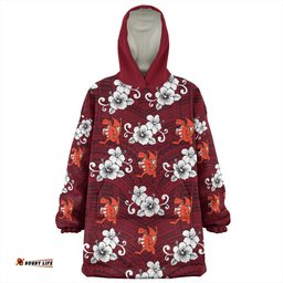 St. George Illawarra Dragons Custom St. George Illawarra Dragons With Maori Patterns Wearable Blanket Hoodie Aussie Oodie