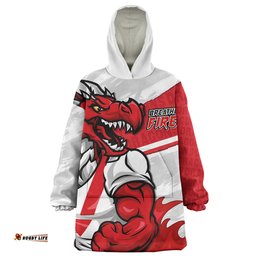 St. George Illawarra Dragons Defend The Pride Wearable Blanket Hoodie Aussie Oodie