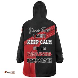 St. George Illawarra Dragons Custom Team Of Us Die Hard Fan Supporters Wearable Blanket Hoodie Aussie Oodie