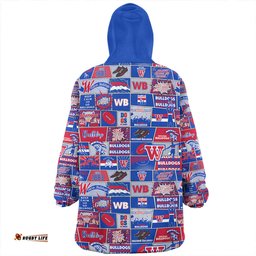 Western Bulldogs Legacy Of The Pride Comic Style Wearable Blanket Hoodie Aussie Oodie