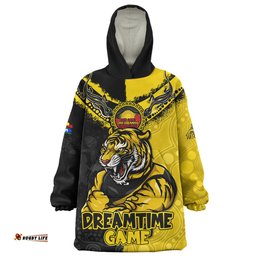 Richmond Dreamtime Warriors Of Culture Wearable Blanket Hoodie Aussie Oodie