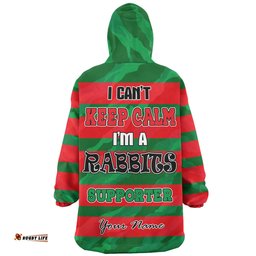 South Sydney Rabbitohs Bunnies Supporter Wearable Blanket Hoodie Aussie Oodie