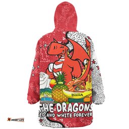 St. George Illawarra Dragons Custom Australian Big Things Wearable Blanket Hoodie Aussie Oodie