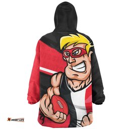 St Kilda Defend The Pride Wearable Blanket Hoodie Aussie Oodie