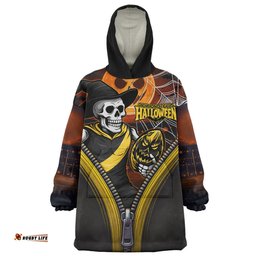 Richmond Halloween Night Reaper Zipper Wearable Blanket Hoodie Aussie Oodie