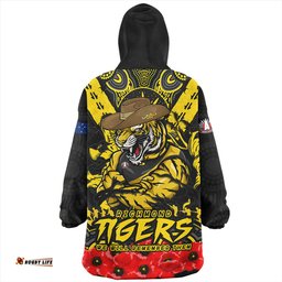 Richmond Ripped Legacy Of The Game The ANZAC Spirit Lives On Wearable Blanket Hoodie Aussie Oodie